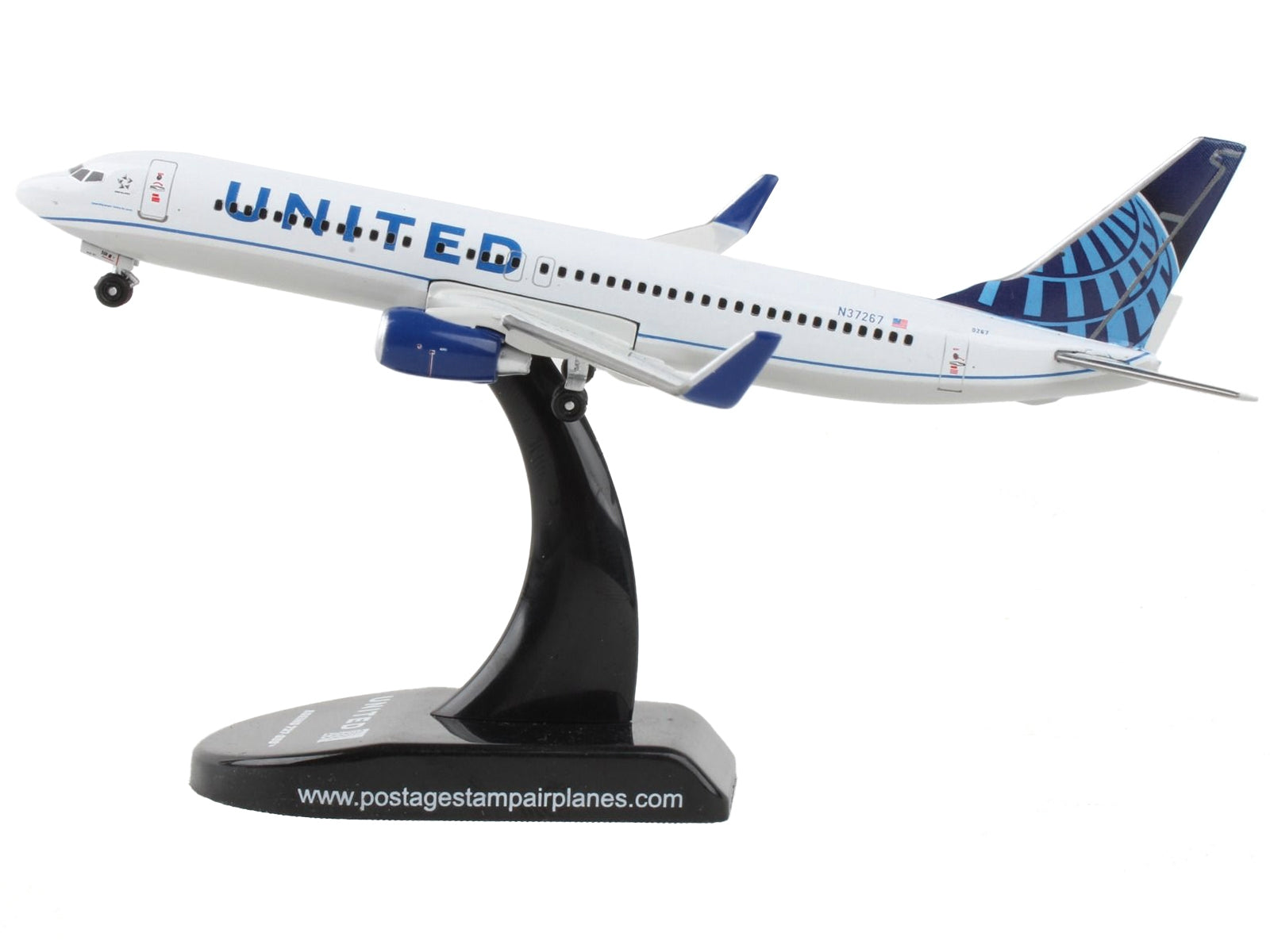 Boeing 737-800 Next Generation Commercial Aircraft "United Airlines" 1/300 Diecast Model Airplane by Postage Stamp - Premium Boeing from Postage Stamp - Just $54.99! Shop now at Rapidvehicles