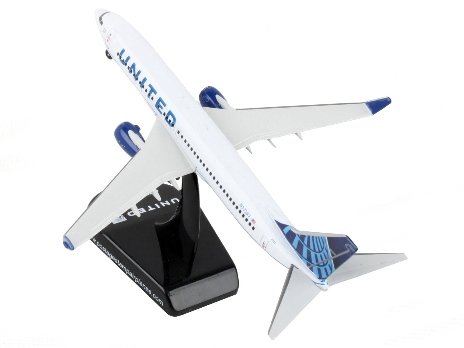 Boeing 737-800 Next Generation Commercial Aircraft "United Airlines" 1/300 Diecast Model Airplane by Postage Stamp - Premium Boeing from Postage Stamp - Just $54.99! Shop now at Rapidvehicles