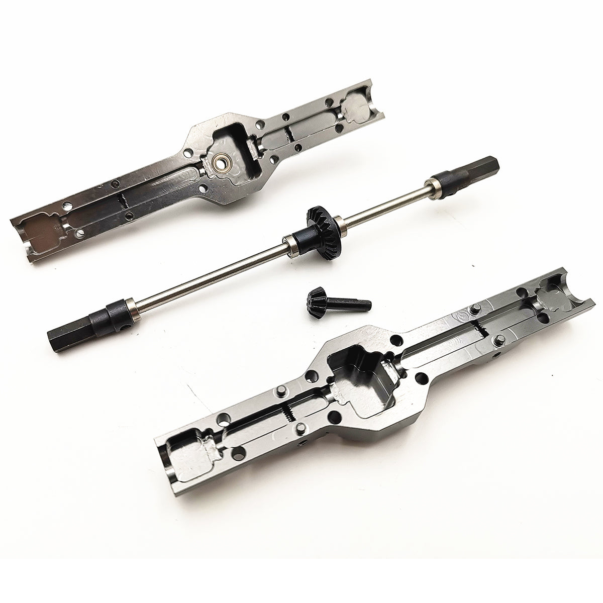 Metal Front +Rear Bridge Axle Set for WPL HengLong 1/16 Military - Premium Other Car Electronics from Rapidvehicles - Just $134.99! Shop now at Rapidvehicles