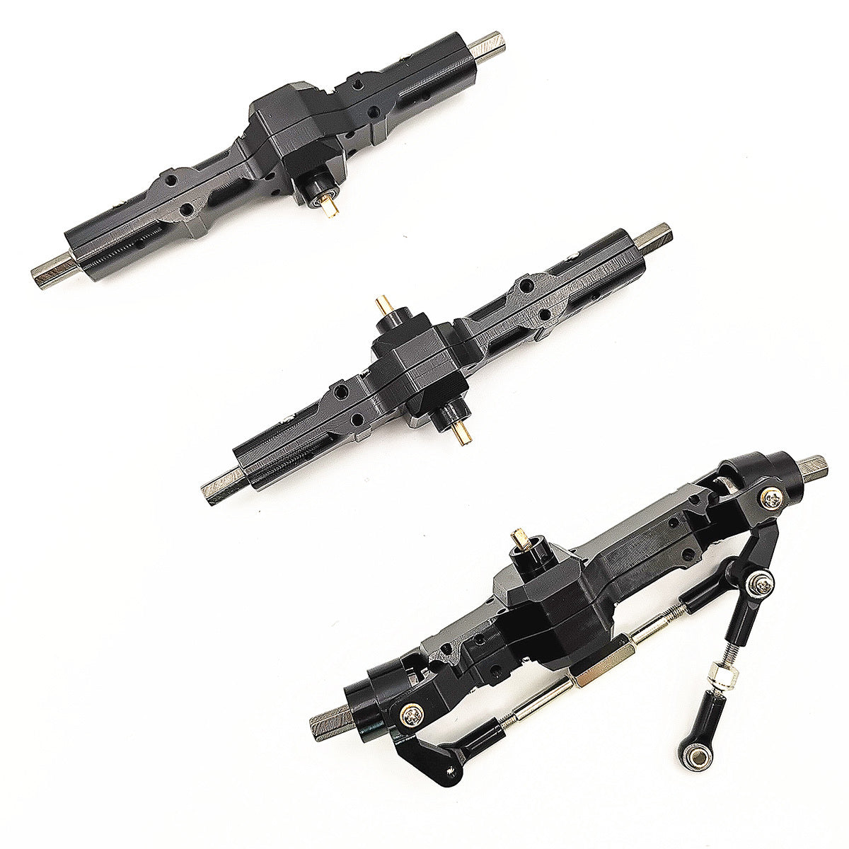 Metal Front +Rear Bridge Axle Set for WPL HengLong 1/16 Military - Premium Other Car Electronics from Rapidvehicles - Just $134.99! Shop now at Rapidvehicles