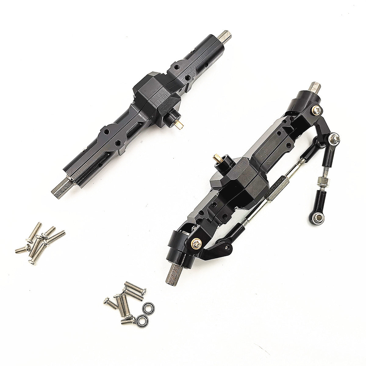 Metal Front +Rear Bridge Axle Set for WPL HengLong 1/16 Military - Premium Other Car Electronics from Rapidvehicles - Just $134.99! Shop now at Rapidvehicles