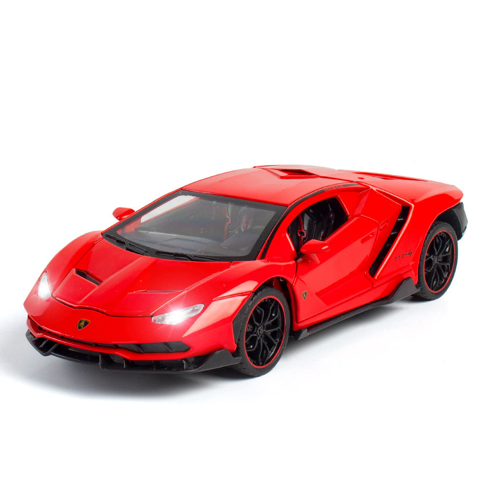 Simulate 1:24 Alloy Sports Car Model Toy for Lamborghini LP770 yellow - Premium Classic Toys from Rapidvehicles - Just $36.25! Shop now at Rapidvehicles