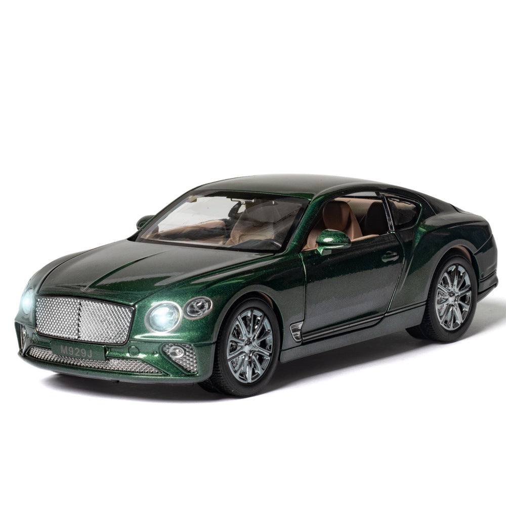 Simulate 1:24 Alloy Car Toy with Sound Light Door Opened Model for Bentley black - Premium Classic Toys from Rapidvehicles - Just $35.99! Shop now at Rapidvehicles