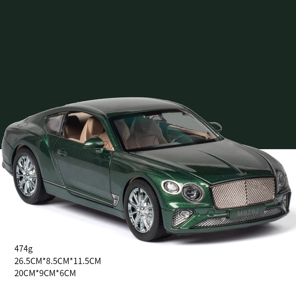 Simulate 1:24 Alloy Car Toy with Sound Light Door Opened Model for Bentley green - Premium Classic Toys from Rapidvehicles - Just $35.99! Shop now at Rapidvehicles