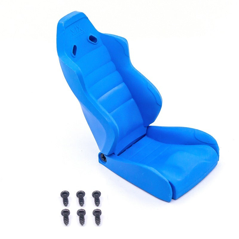 Simulation Chair Mini Cab Seat Model Car Driving Seat for 1/10 trx4 scx10 RC Climbing Car Decorative Accessories A section-blue - Premium Car Seat Cushion from Rapidvehicles - Just $23.99! Shop now at Rapidvehicles