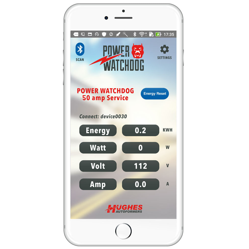 Hughes Power Watchdog Bluetooth Portable Surge Protector - 50 Amp - Premium RV Parts & Access from HUGHESAUTO - Just $222.99! Shop now at Rapidvehicles