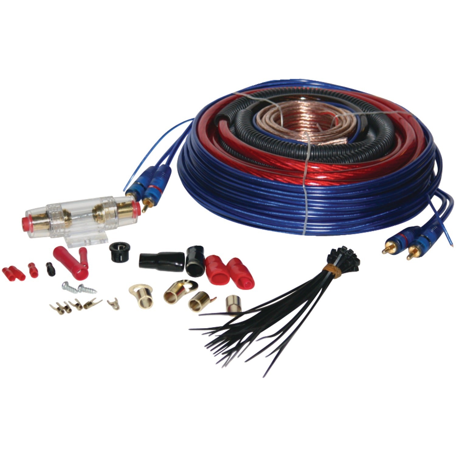 Pyle PLAM40 4-Gauge 1,600 Watt Amp Installation Kit - Premium Car Amp Installation from PYLE(R) - Just $47.99! Shop now at Rapidvehicles