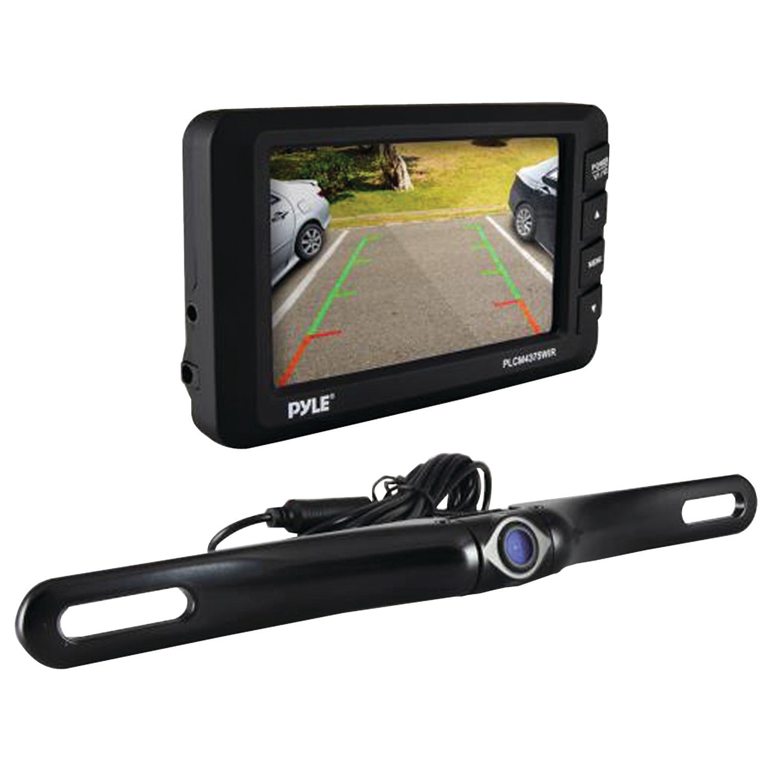 Pyle PLCM4375WIR 4.3" LCD Monitor & Wireless Backup Camera with Parking/Reverse Assist System - Premium Backup Cameras & Accessories from PYLE(R) - Just $134.99! Shop now at Rapidvehicles