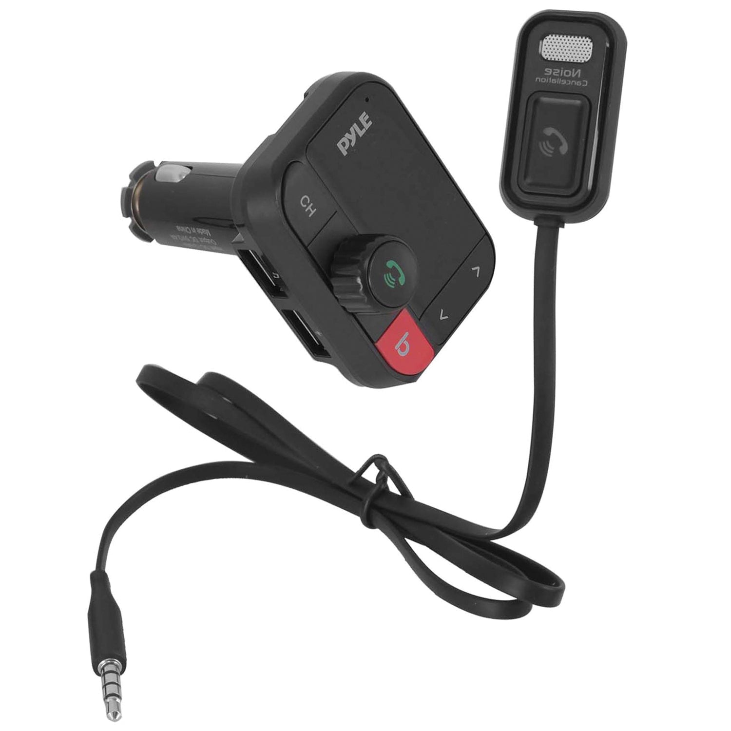 Pyle PBT97 Bluetooth-Streaming FM Transmitter Adapter with Detachable Microphone - Premium Car Audio Accessories from PYLE(R) - Just $39.99! Shop now at Rapidvehicles