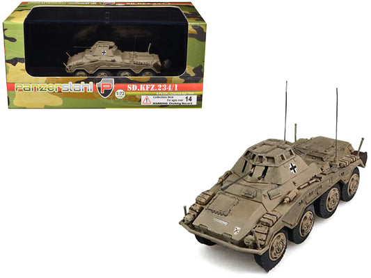 Sd.Kfz. 234/1 Armored Vehicle "6th Panzer Division Czechoslovakia" (1945) German Army 1/72 Diecast Model by Panzerstahl
