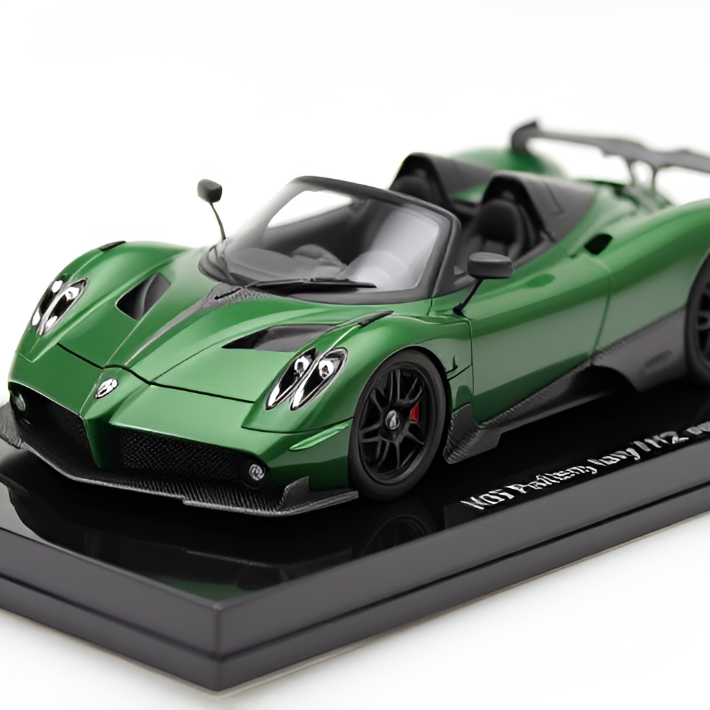 Pagani Huayra Roadster Green 1/24 Diecast Model Car by Motormax - Premium Pagani Models from Motormax - Just $54.76! Shop now at Rapidvehicles