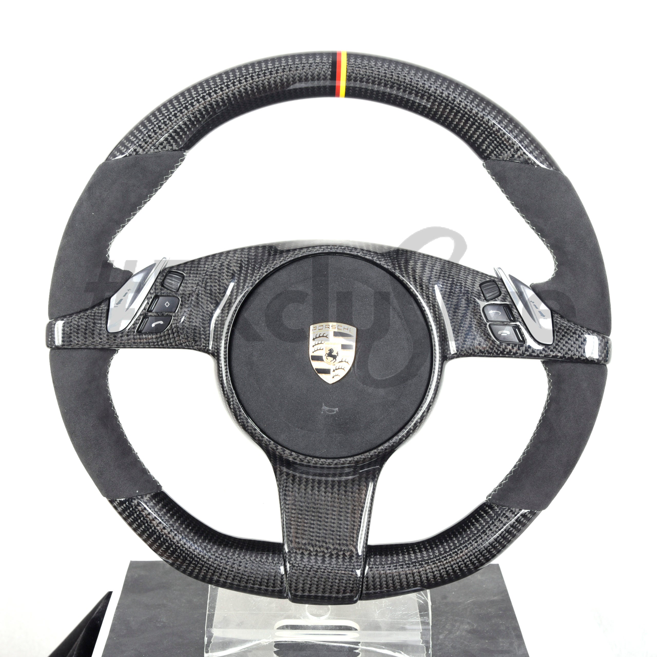 2009-2016  Porsche 911 (991.1) / Boxster (987.2 981) / Cayman (981) / Cayenne (958) / Panamera (970) PDK    Custom Steering Wheel by Exclusive Steering