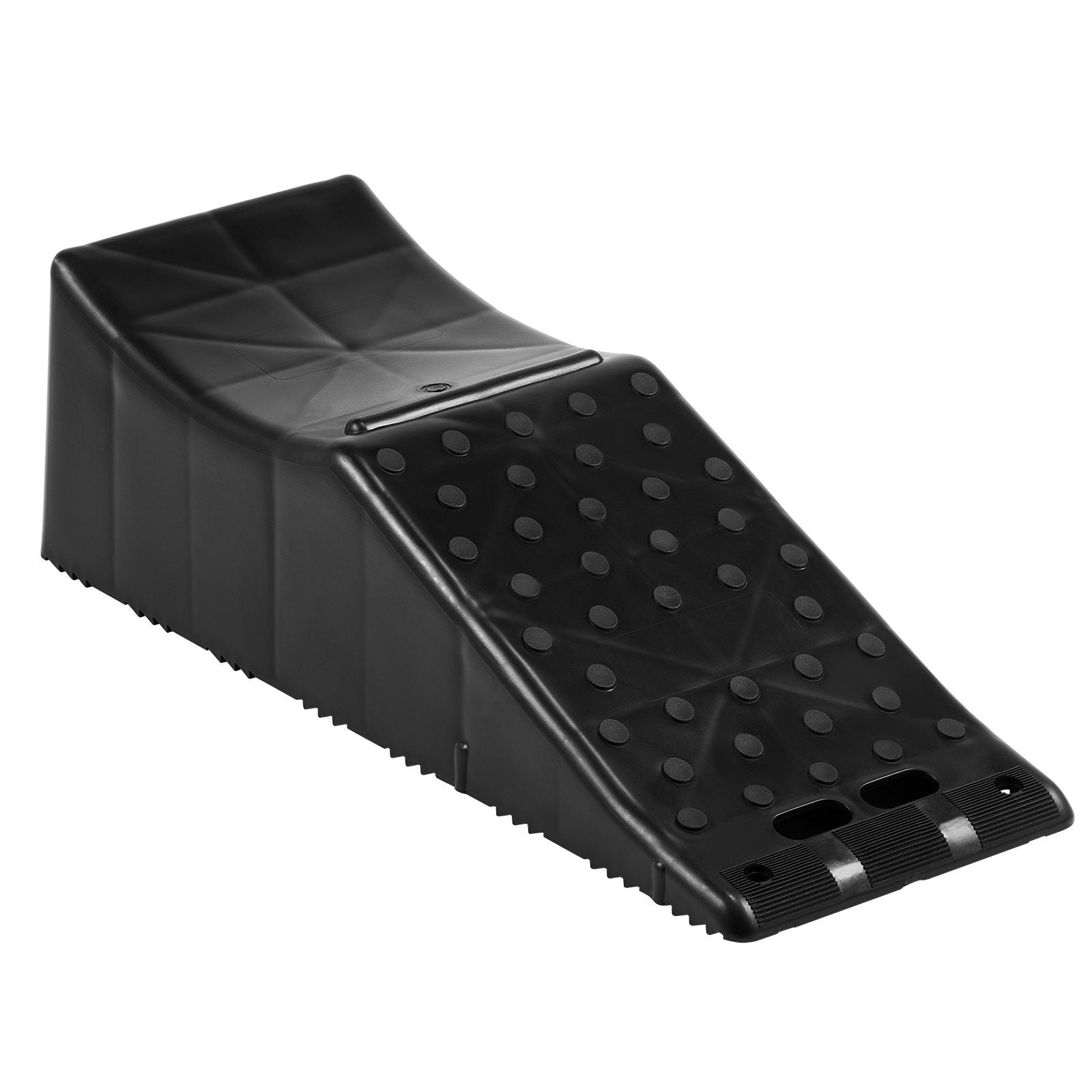 VEVOR Car Service Ramp, 20000 lbs/10 ton Loading Capacity, 5.5" Lift Car Ramp, Low Profile Plastic Tire Ramp, Heavy Duty Truck Ramp for Oil Changes Wheels, Lift Vehicle Maintenance, 1-Pack - Premium Hydraulic Car Ramps from VEVOR - Just $51.79! Shop now at Rapidvehicles