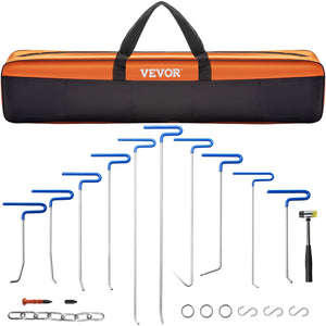 VEVOR Rods Dent Removal Kit, 20 Pcs Paintless Dent Repair Rods, Stainless Steel Dent Rods, Whale Tail Dent Repair Tools, Professional Hail Dent Removal Tool For Minor Dents, Door Dings And Hail Damage - Premium Dent Repair Kit from VEVOR - Just $82.59! Shop now at Rapidvehicles