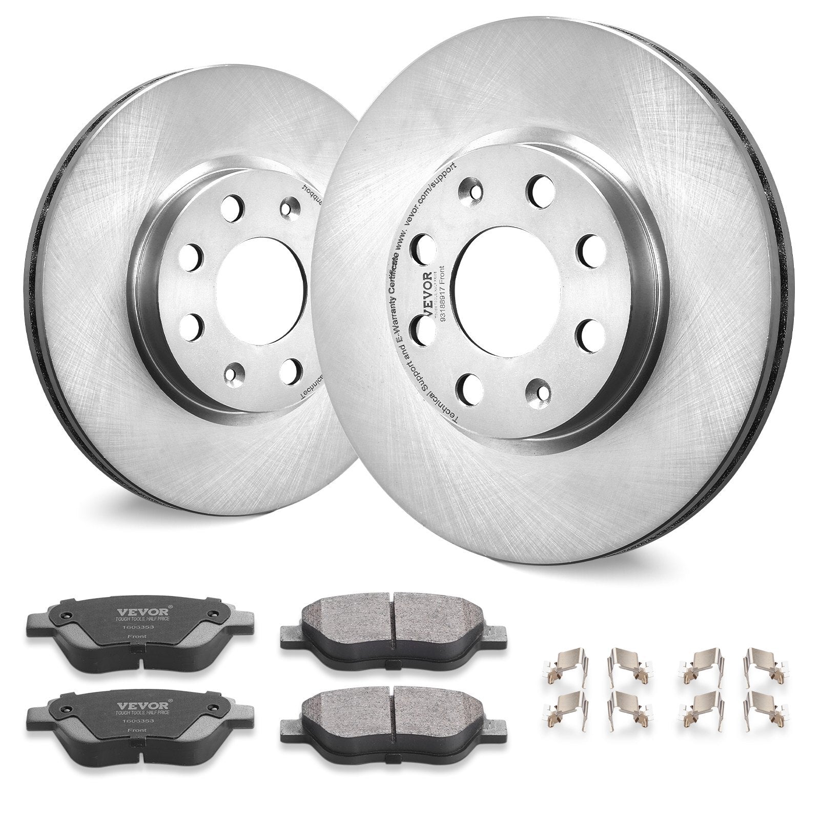 VEVOR Front Ceramic Brake Pads & Rotors Kit for Vauxhall Adam Corsa D Hatchback - Premium brake rotor kit from VEVOR - Just $102.99! Shop now at Rapidvehicles