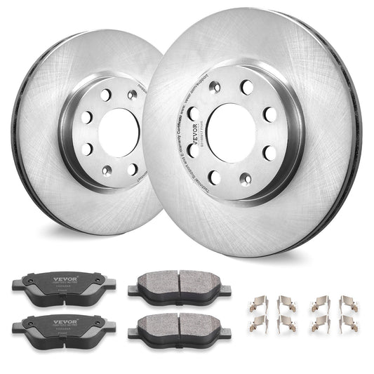 VEVOR Front Ceramic Brake Pads & Rotors Kit for Vauxhall Adam - Premium brake rotor kit from VEVOR - Just $122.99! Shop now at Rapidvehicles