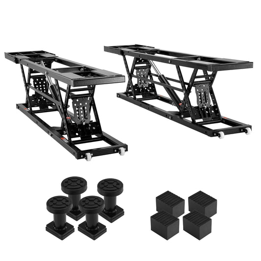 VEVOR Car Lift, 7,000 LBS Capacity Portable Car Lift, with - Premium Clearfloor Lifts from VEVOR - Just $2013.47! Shop now at Rapidvehicles