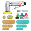 VEVOR 1/2/3 Inch Random Orbital Air Sander, High-Speed 15000RPM Mini Pneumatic Sander for Auto Body Work, 58PCS Air Powered Sander Kit with Sandpapers, Wool Pad, Wavy Sponges - Premium Air Sanders from VEVOR - Just $67.99! Shop now at Rapidvehicles