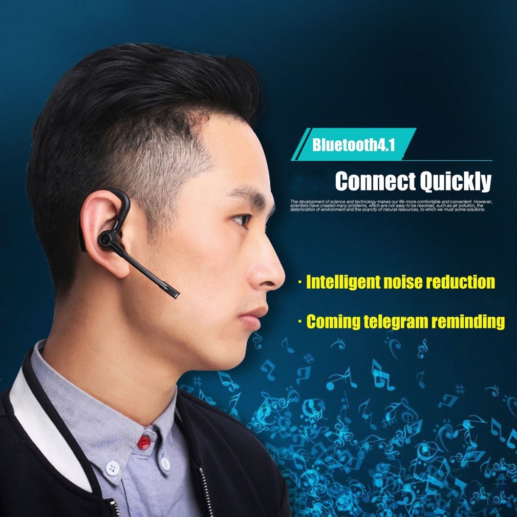 Business Bluetooth Headset Wireless Car Bluetooth Earphone - Premium Audio & Video from Lilac Milo - Just $31.99! Shop now at Rapidvehicles