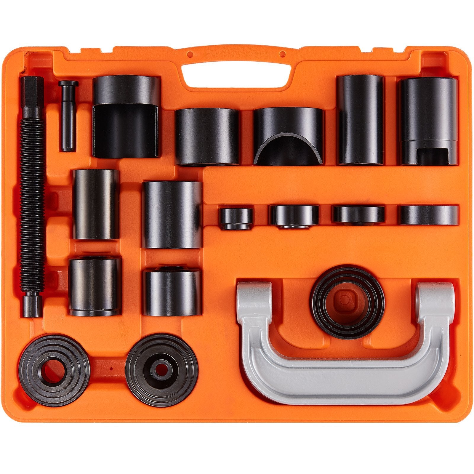 VEVOR Ball Joint Press Kit C-press Ball Joint Tools 21 pcs Automotive Repair Kit - Premium Ball Joint Service Kit from VEVOR - Just $99.39! Shop now at Rapidvehicles