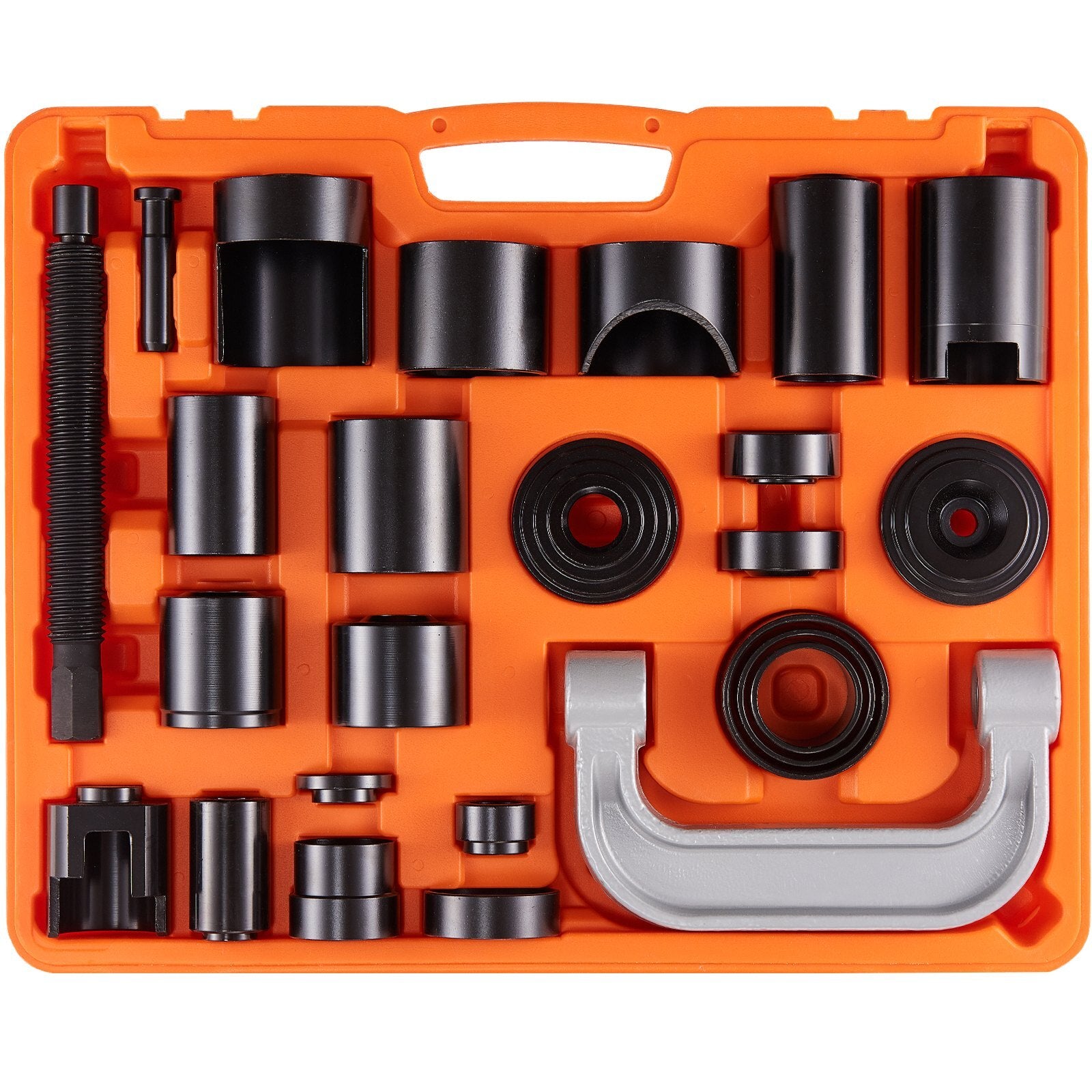 VEVOR Ball Joint Press Kit C-press Ball Joint Tools 25 pcs Automotive Repair Kit - Premium Ball Joint Service Kit from VEVOR - Just $110.59! Shop now at Rapidvehicles