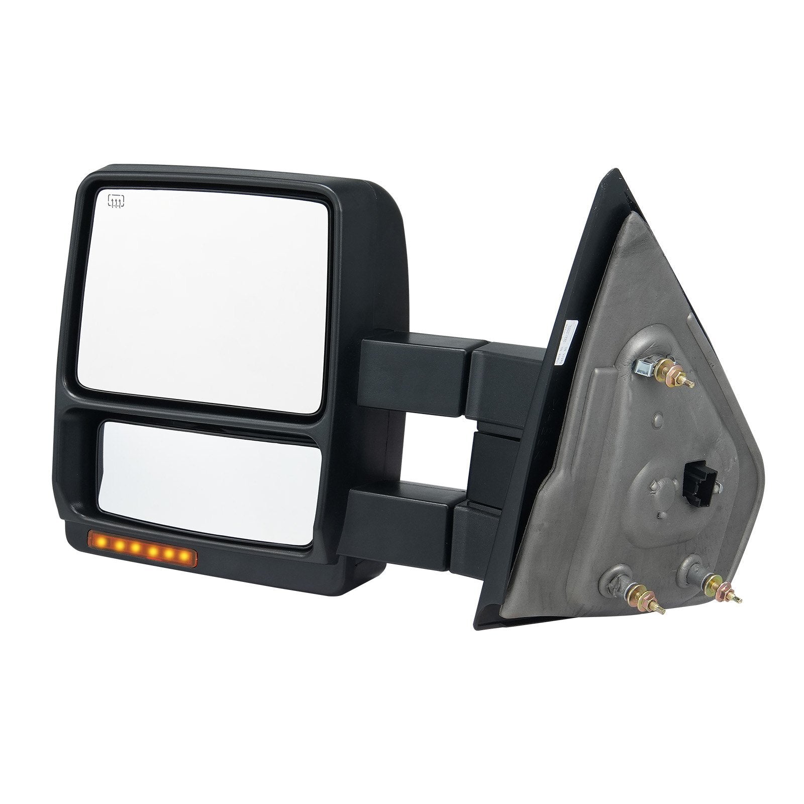 VEVOR Towing Mirrors, Left & Right Pair Set for 2004-2014 Ford F150, Power Heated with Signal Light & Puddle Light, Plane & Convex Glass, Manual Controlling Telescoping Folding, Heating Defrost, Black - Premium Towing Mirrors from VEVOR - Just $215.79! Shop now at Rapidvehicles