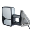 VEVOR Towing Mirrors, Left & Right Pair Set for Chevrolet Silverado (2003-2007)/GMC/Cadillac, Power Heated Tow Mirror with Signal Light, Manual Controlling Telescoping Folding, Heating Defrost, Silver - Premium Towing Mirrors from VEVOR - Just $225.59! Shop now at Rapidvehicles