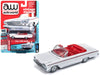 1962 Chevrolet Impala Open Convertible White with Red Interior \"Vintage Muscle\" Limited Edition to 4,128 pieces Worldwide 1/64 Diecast Model Car by Autoworld - Premium  from Rapidvehicles - Just $22.99! Shop now at Rapidvehicles