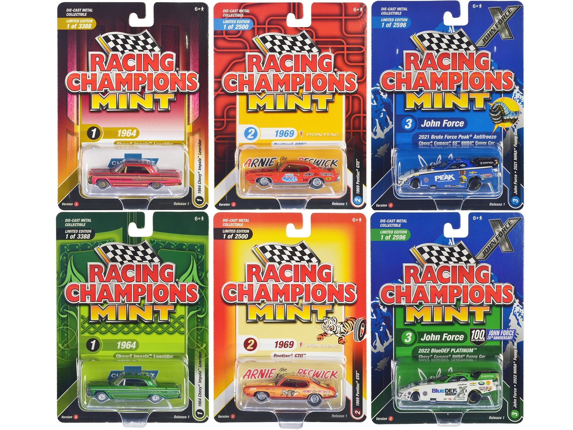 "Racing Champions Mint 2023" Set of 6 Cars Release 1 1/64 Diecast - Premium 1/64 Scale Sets from Racing Champions - Just $77.39! Shop now at Rapidvehicles