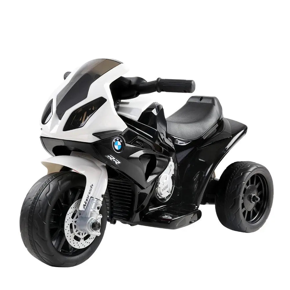 Kids Ride On Motorbike BMW Licensed S1000RR Motorcycle Car Black - Premium Tech Accessories from Ultramarine Dione - Just $127.99! Shop now at Rapidvehicles