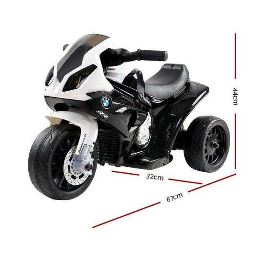 Kids Ride On Motorbike BMW Licensed S1000RR Motorcycle Car Black - Premium Home & Garden from Ozdingo - Just $96.99! Shop now at Rapidvehicles