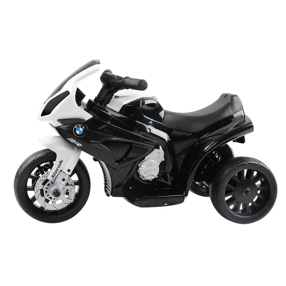 Kids Ride On Motorbike BMW Licensed S1000RR Motorcycle Car Black - Premium Tech Accessories from Ultramarine Dione - Just $127.99! Shop now at Rapidvehicles