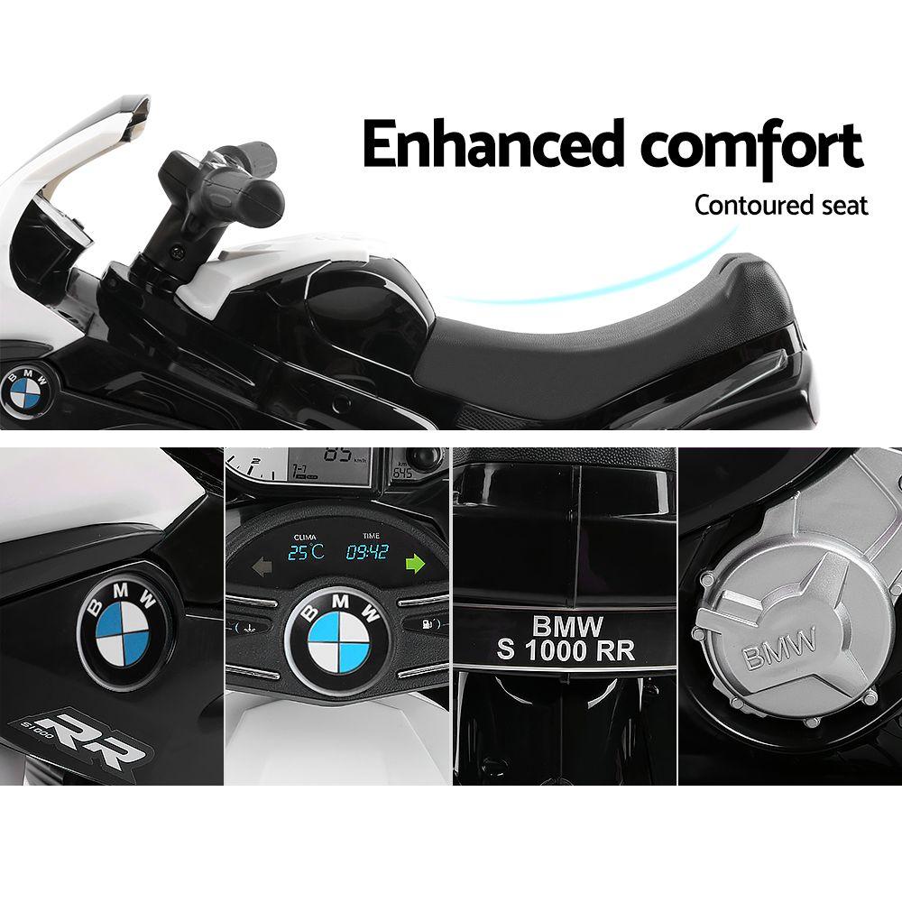 Kids Ride On Motorbike BMW Licensed S1000RR Motorcycle Car Black - Premium Home & Garden from Ozdingo - Just $90.99! Shop now at Rapidvehicles