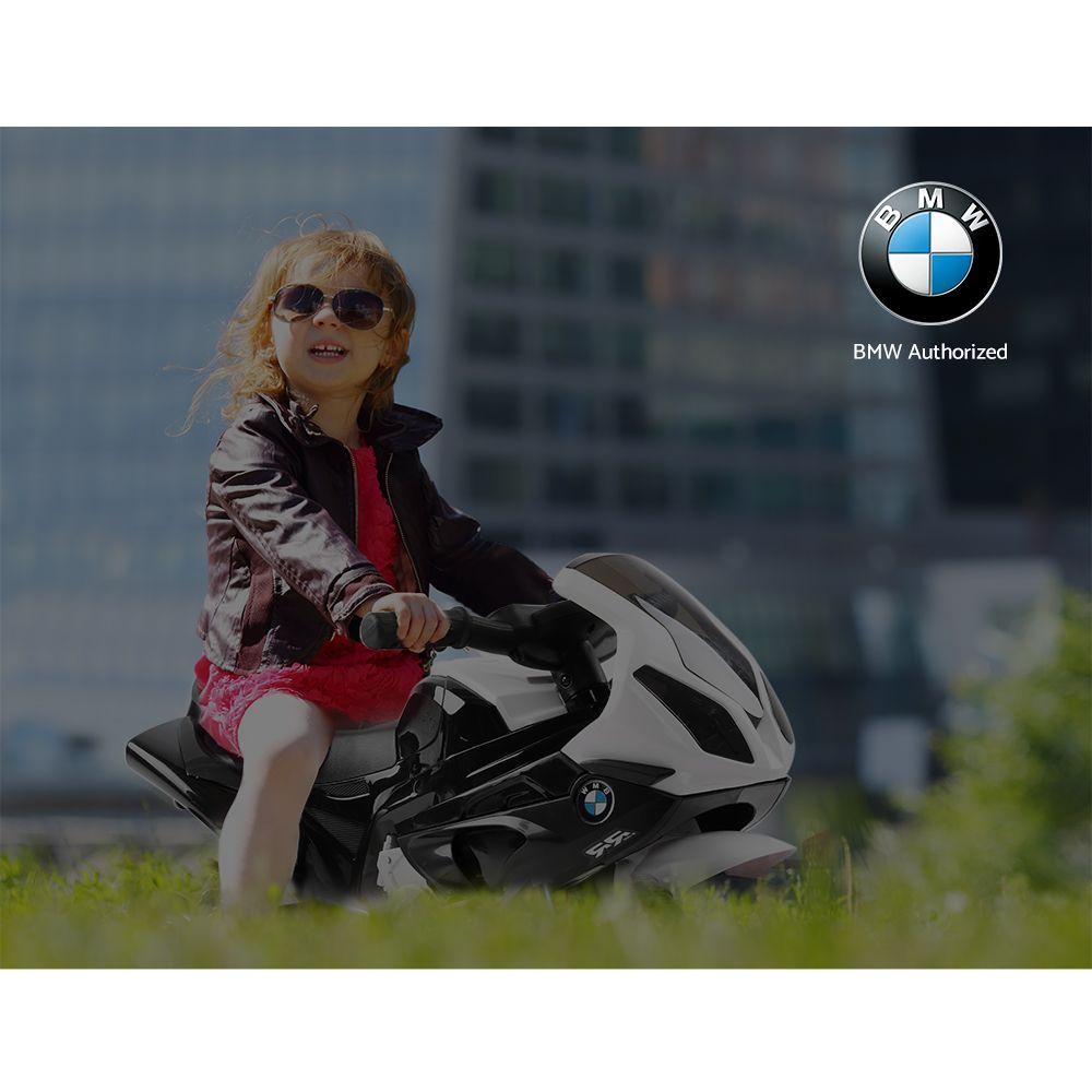 Kids Ride On Motorbike BMW Licensed S1000RR Motorcycle Car Black - Premium Home & Garden from Ozdingo - Just $90.99! Shop now at Rapidvehicles