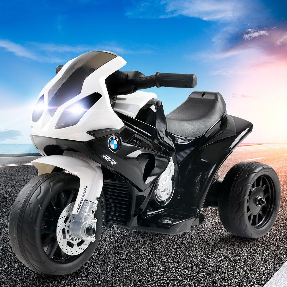 Kids Ride On Motorbike BMW Licensed S1000RR Motorcycle Car Black - Premium Home & Garden from Ozdingo - Just $90.99! Shop now at Rapidvehicles