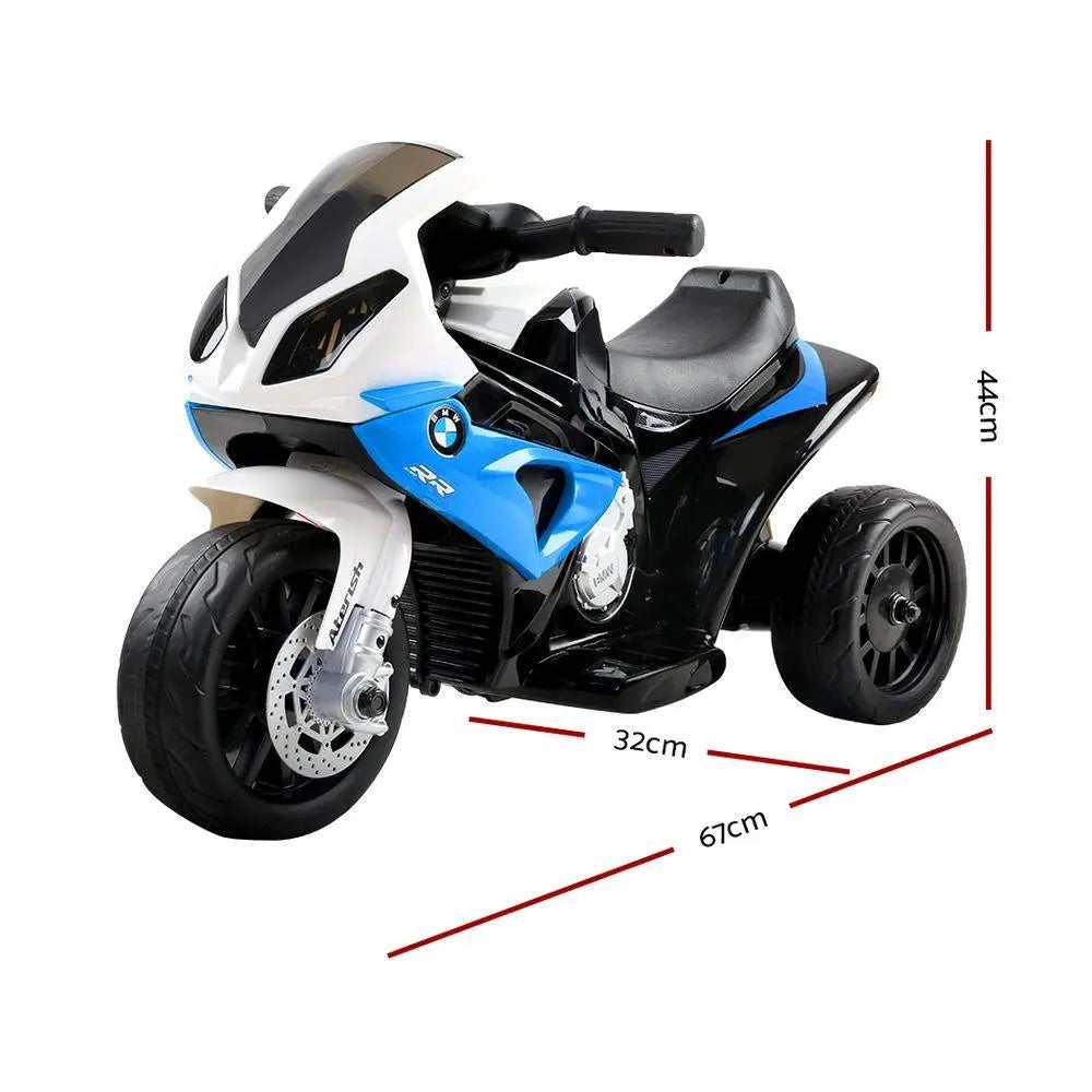 Kids Ride On Motorbike BMW Licensed S1000RR Motorcycle Car Blue - Premium Home & Garden from Ozdingo - Just $94.99! Shop now at Rapidvehicles