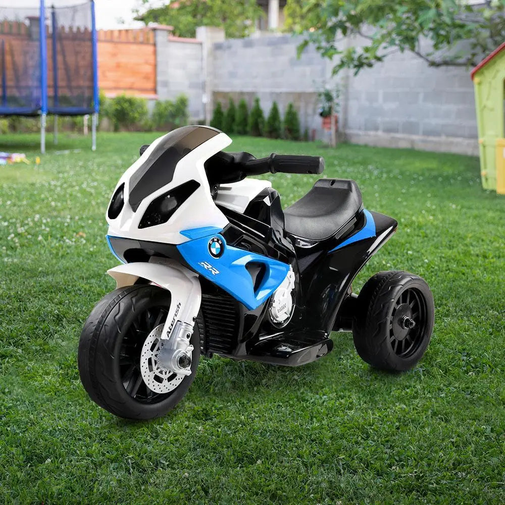 Kids Ride On Motorbike BMW Licensed S1000RR Motorcycle Car Blue - Premium Tech Accessories from Ultramarine Dione - Just $127.99! Shop now at Rapidvehicles