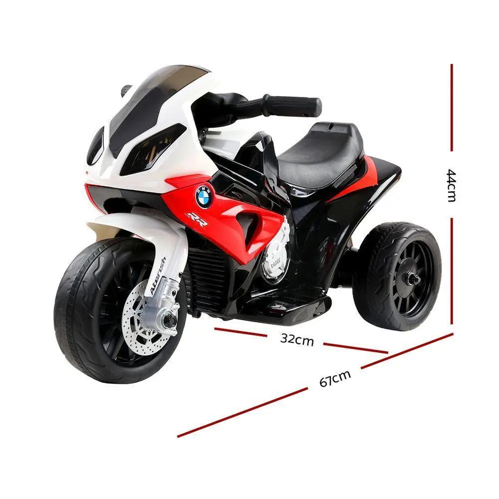 Kids Ride On Motorbike BMW Licensed S1000RR Motorcycle Car Red - Premium Home & Garden from Ozdingo - Just $94.99! Shop now at Rapidvehicles