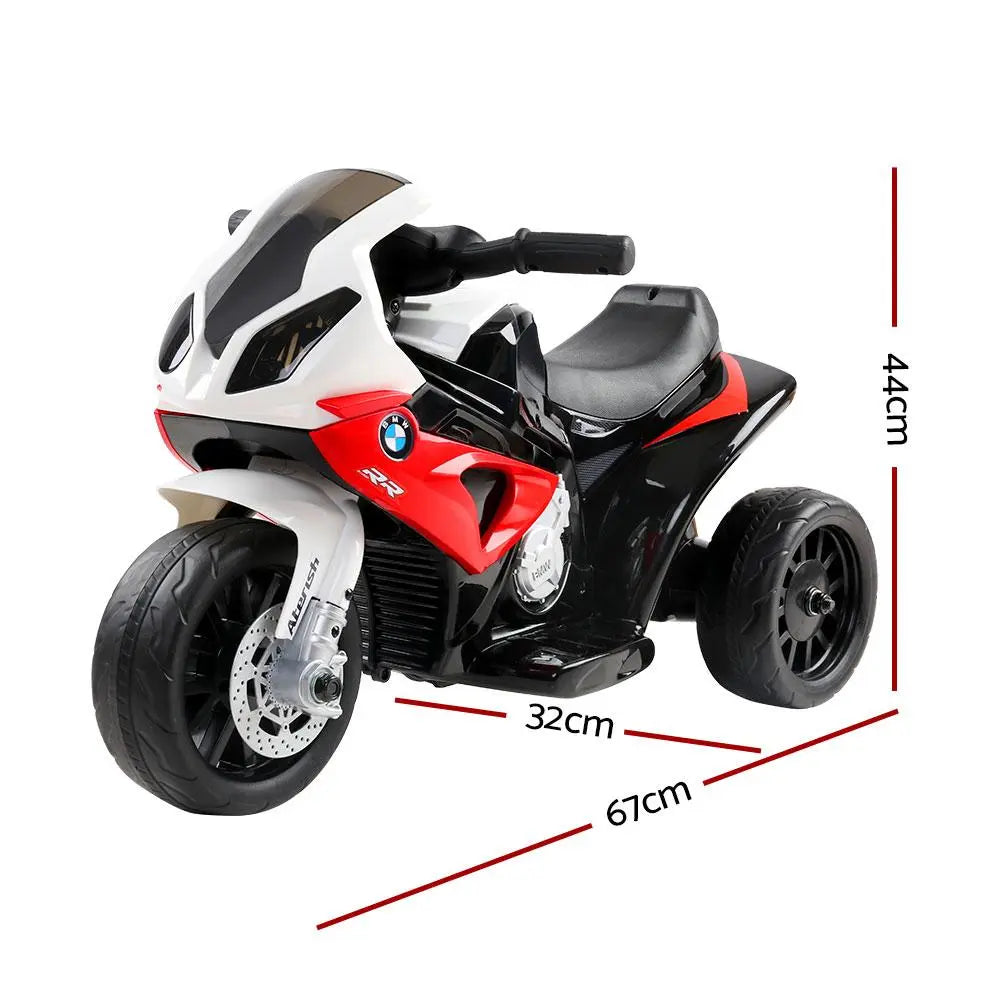 Kids Ride On Motorbike BMW Licensed S1000RR Motorcycle Car Red - Premium Tech Accessories from Ultramarine Dione - Just $127.99! Shop now at Rapidvehicles