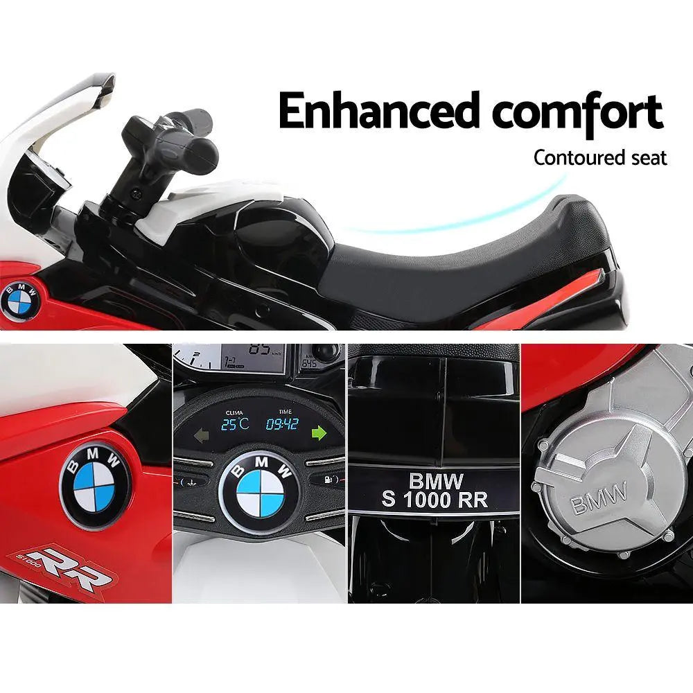 Kids Ride On Motorbike BMW Licensed S1000RR Motorcycle Car Red - Premium Home & Garden from Ozdingo - Just $107.99! Shop now at Rapidvehicles