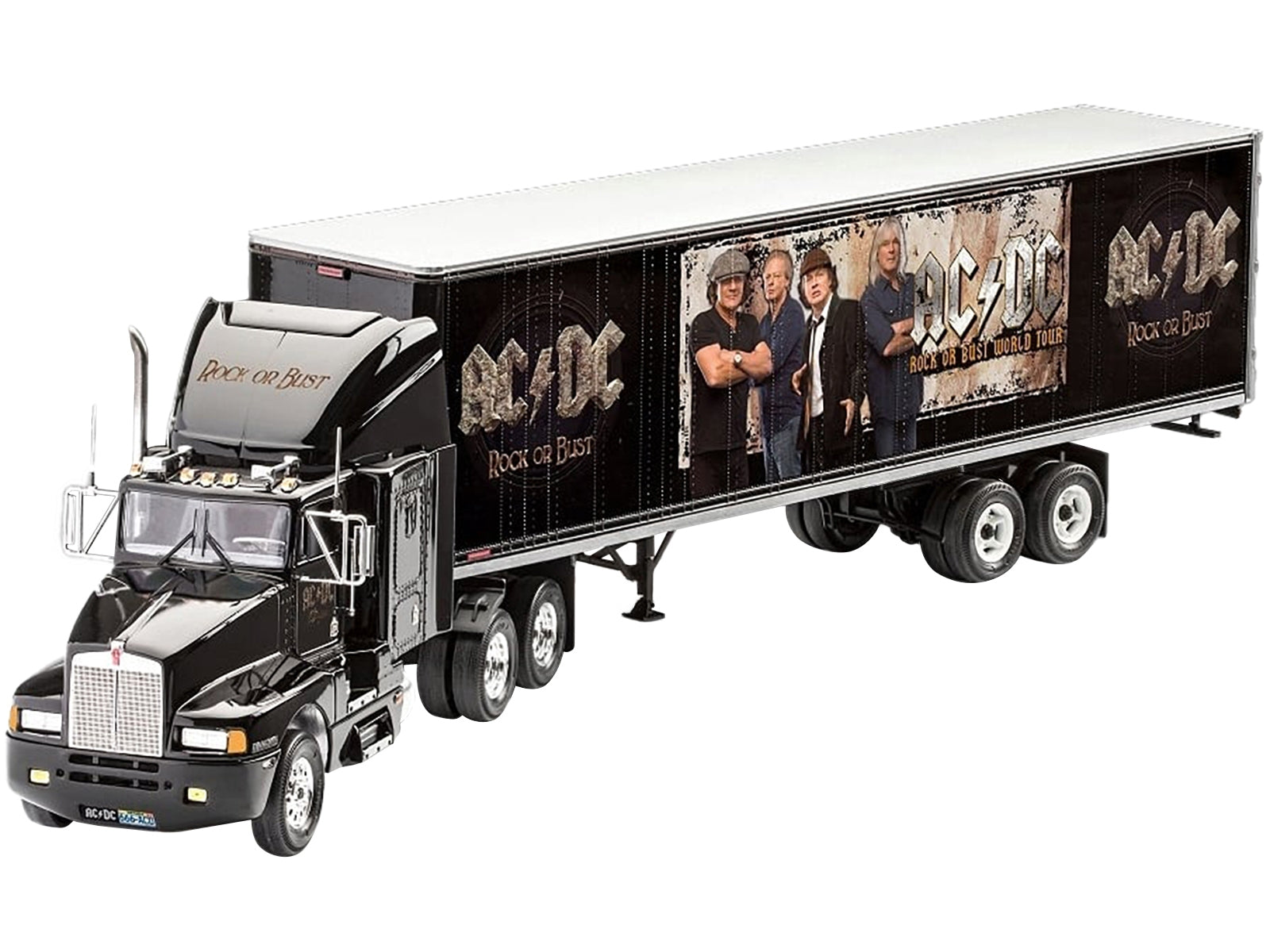 Level 3 Model Kit Kenworth Tour Truck "AC/DC Rock or Bust" 1/32 - Premium Model Kits(To Built) from Revell - Just $109.04! Shop now at Rapidvehicles