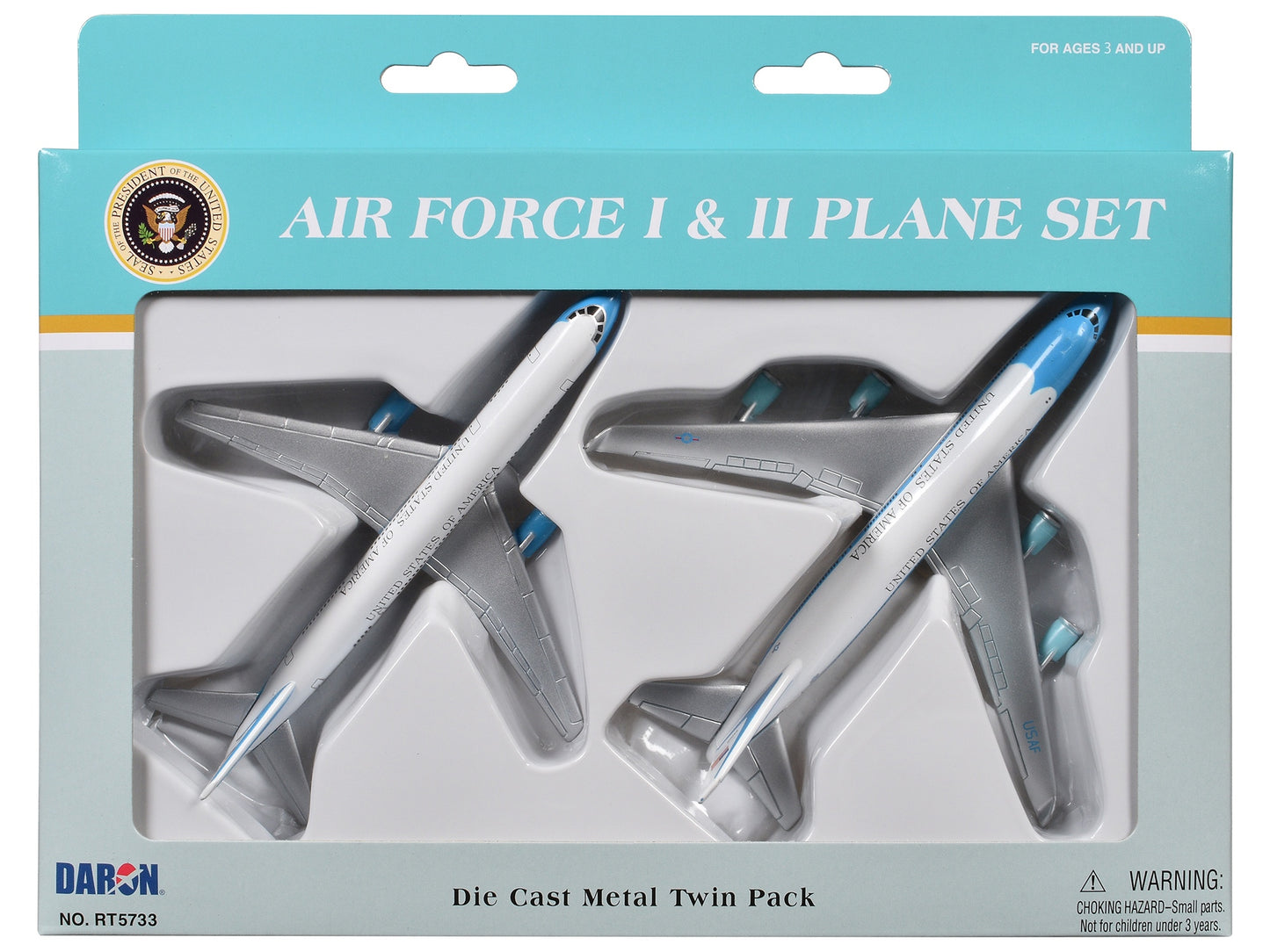 Air Force One and Air Force Two Set of 2 Planes Diecast Model - Premium Aircrafts and War Planes from Daron - Just $42.25! Shop now at Rapidvehicles