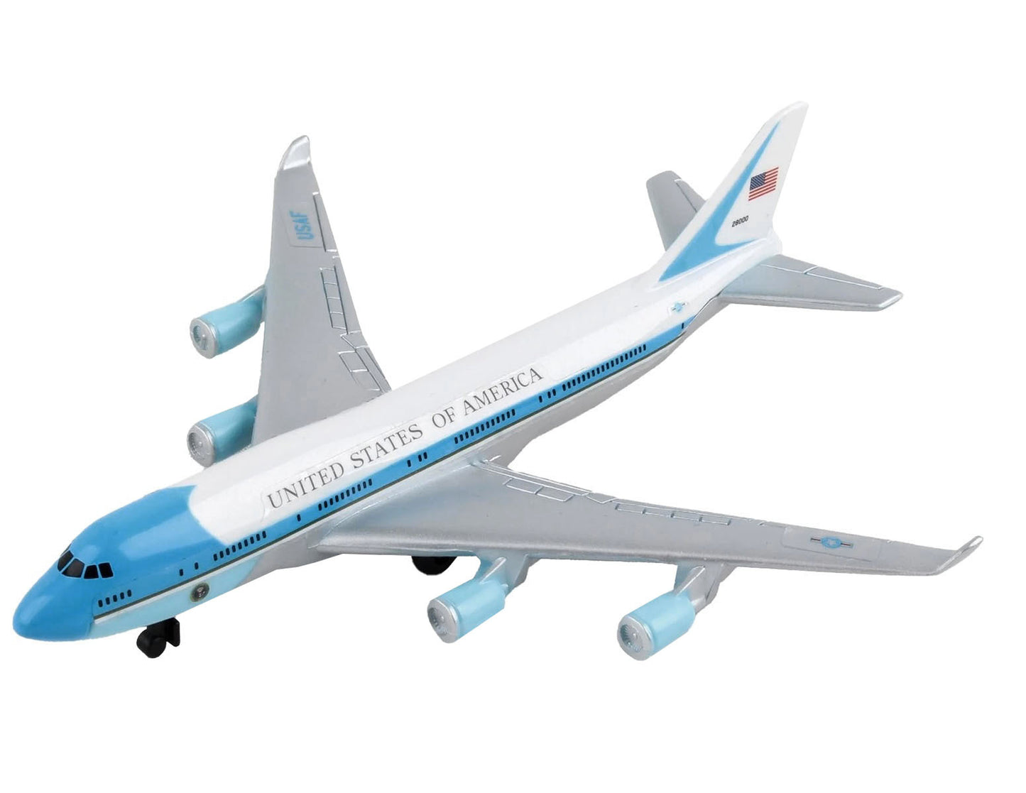 Air Force One Aircraft "United States of America" White with Blue - Premium Aircrafts and War Planes from Daron - Just $27.66! Shop now at Rapidvehicles