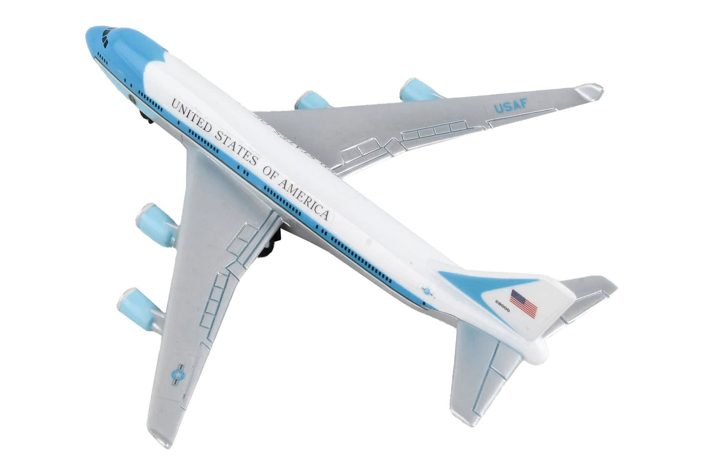 Air Force One Aircraft "United States of America" White with Blue - Premium Aircrafts and War Planes from Daron - Just $27.66! Shop now at Rapidvehicles