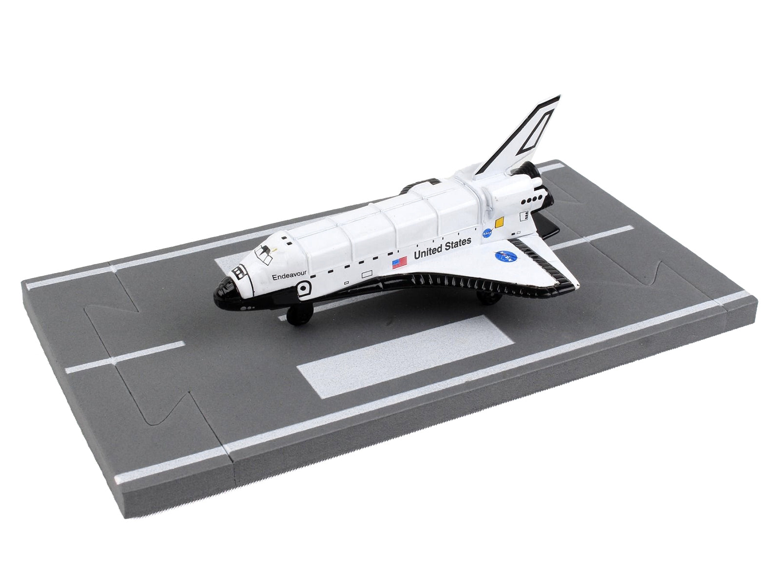 NASA "Endeavour" Space Shuttle White "United States" with Runway - Premium Other from Runway24 - Just $28.99! Shop now at Rapidvehicles