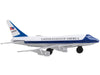 Boeing VC-25 Aircraft White and Blue "United States Air Force One" with Runway Section Diecast Model Airplane by Runway24 - Premium Boeing from Runway24 - Just $23.45! Shop now at Rapidvehicles