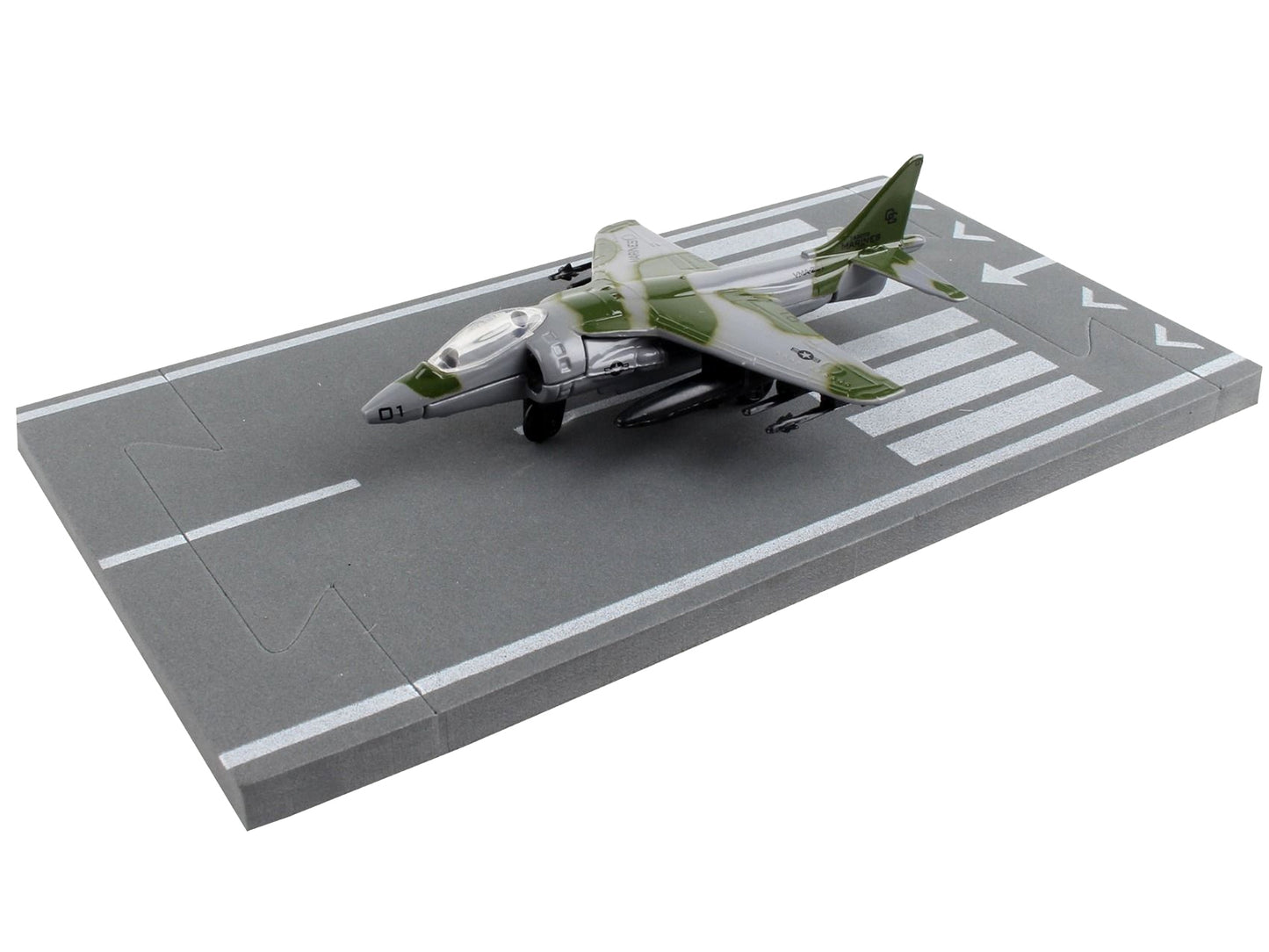 McDonnell Douglas AV-8B Harrier II Attack Aircraft Green - Premium McDonnell Douglas from Runway24 - Just $26.09! Shop now at Rapidvehicles