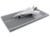 Grumman F-14 Tomcat Fighter Aircraft Silver Metallic "United States Navy VF-84 Jolly Rogers" with Runway Section Diecast Model Airplane by Runway24 - Premium Grumman from Runway24 - Just $23.45! Shop now at Rapidvehicles