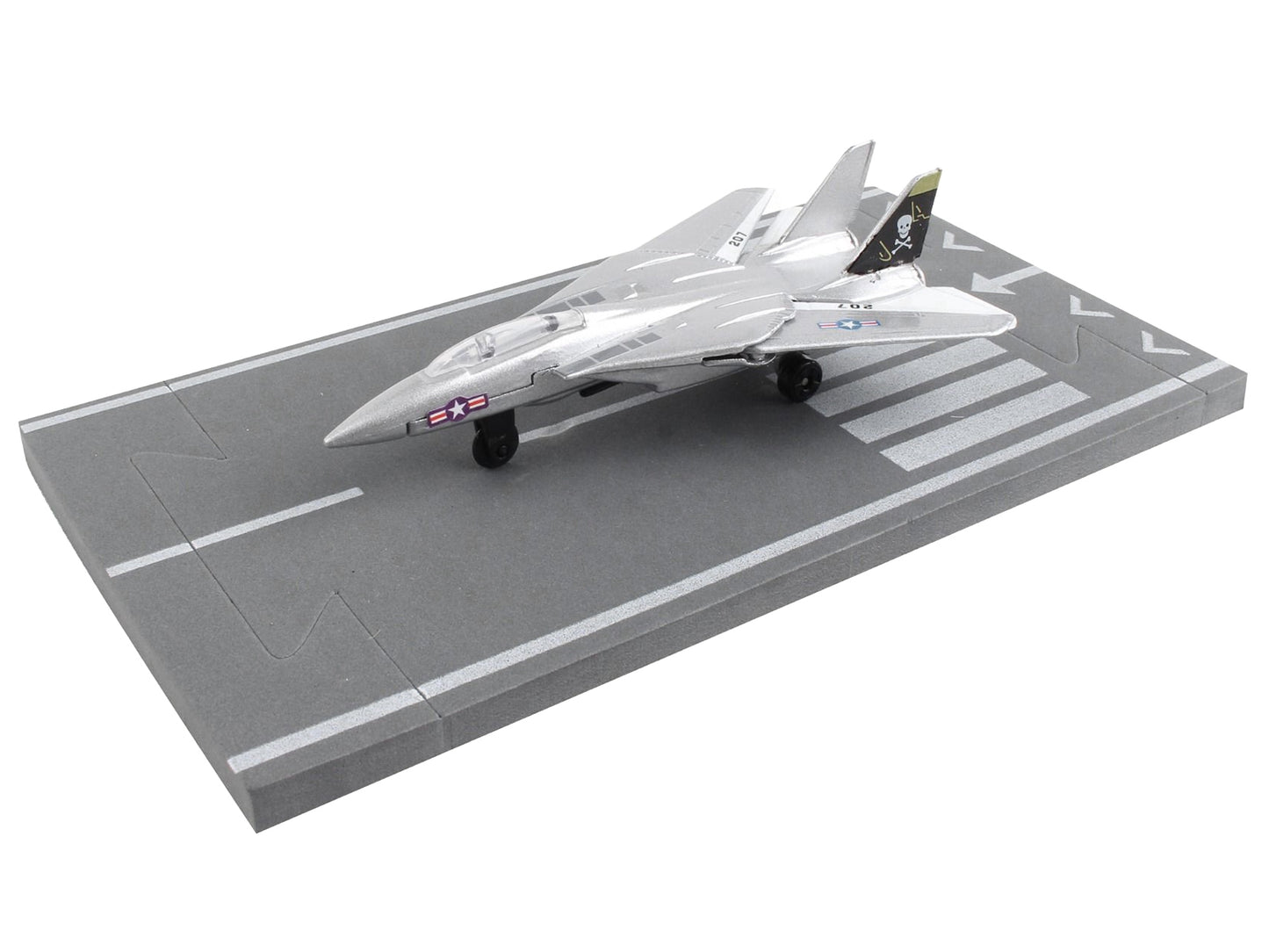 Grumman F-14 Tomcat Fighter Aircraft Silver Metallic "United - Premium Grumman from Runway24 - Just $26.09! Shop now at Rapidvehicles