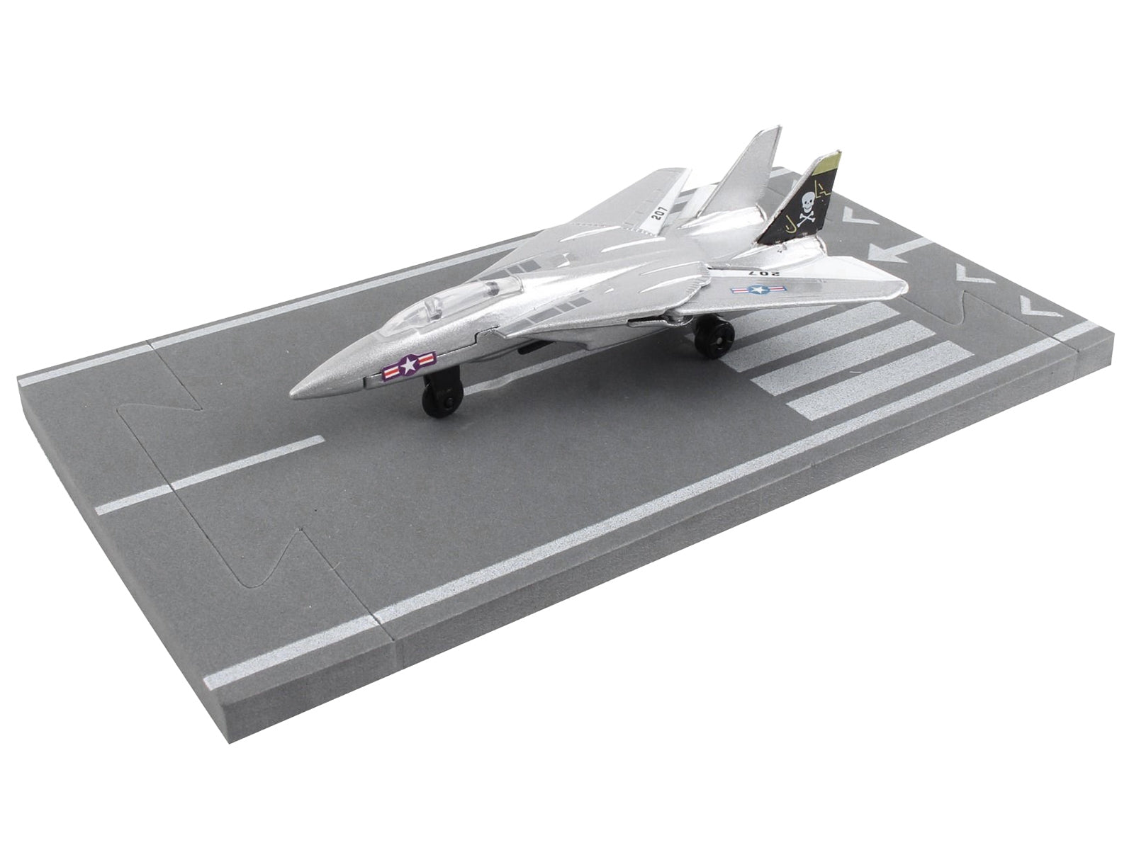 Grumman F-14 Tomcat Fighter Aircraft Silver Metallic "United - Premium Grumman from Runway24 - Just $26.09! Shop now at Rapidvehicles